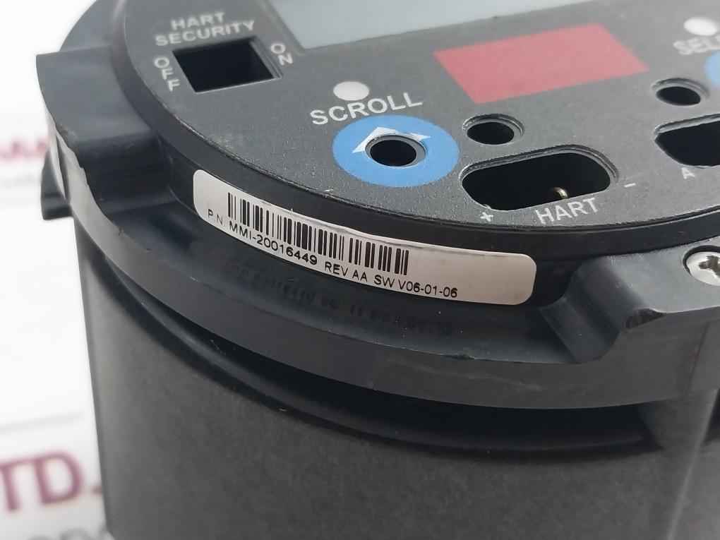 Micro Motion Mmi-20016449 Hart Analog Flow Transmitter Rev Aa