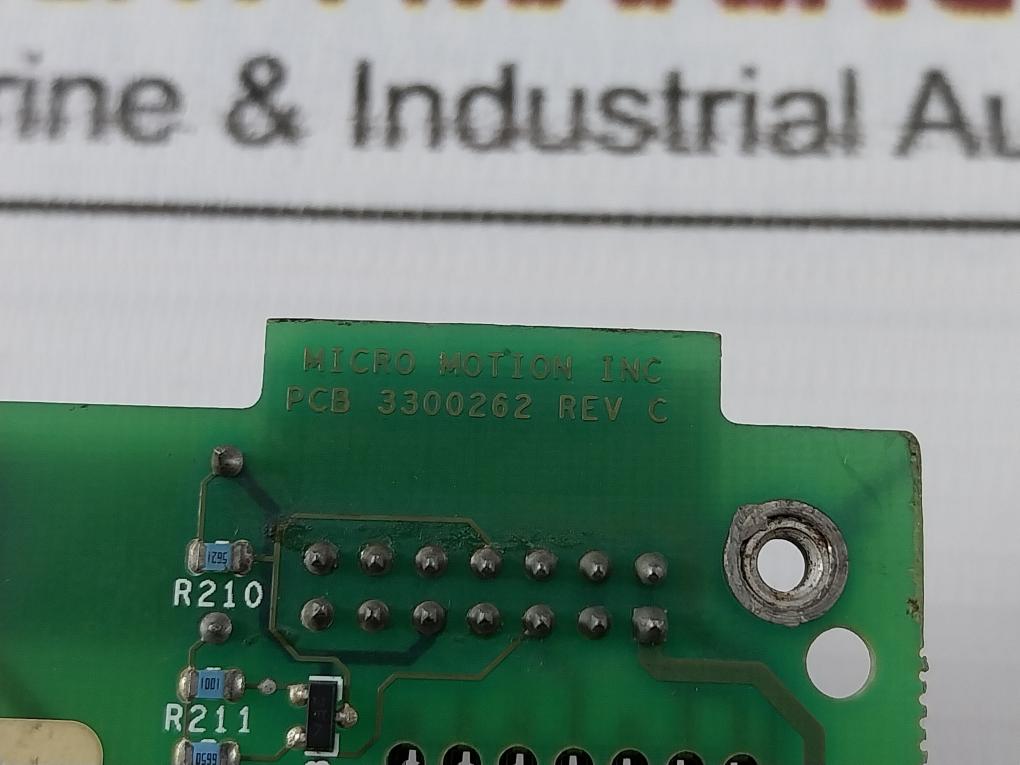Micro Motion Pcb 3300262 Printed Circuit Board Rev. C V1.2