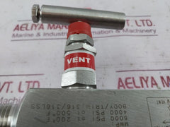 Micro Mpgv32A/R-1-cb-p Two Way Manifold Needle Valve M4516 877011803325