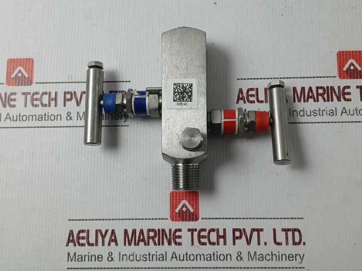 Micro Mpgv32a/r-1-cb-p Two Way Manifold Needle Valve 316l Ss 6000psi