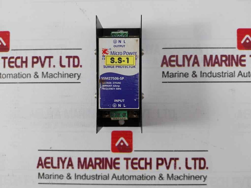 Micro Power Ssm27506-sp Surge Protector 275Vac 6Amp 94V-0