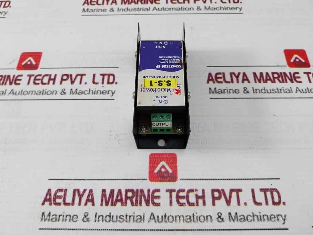 Micro Power Ssm27506-sp Surge Protector 275Vac 6Amp 94V-0