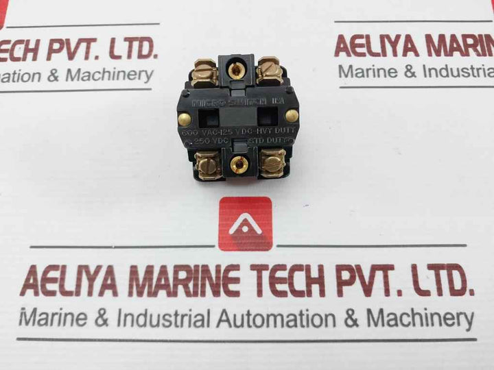 Micro Switch Ptcc Contact Block 600 Vac-125