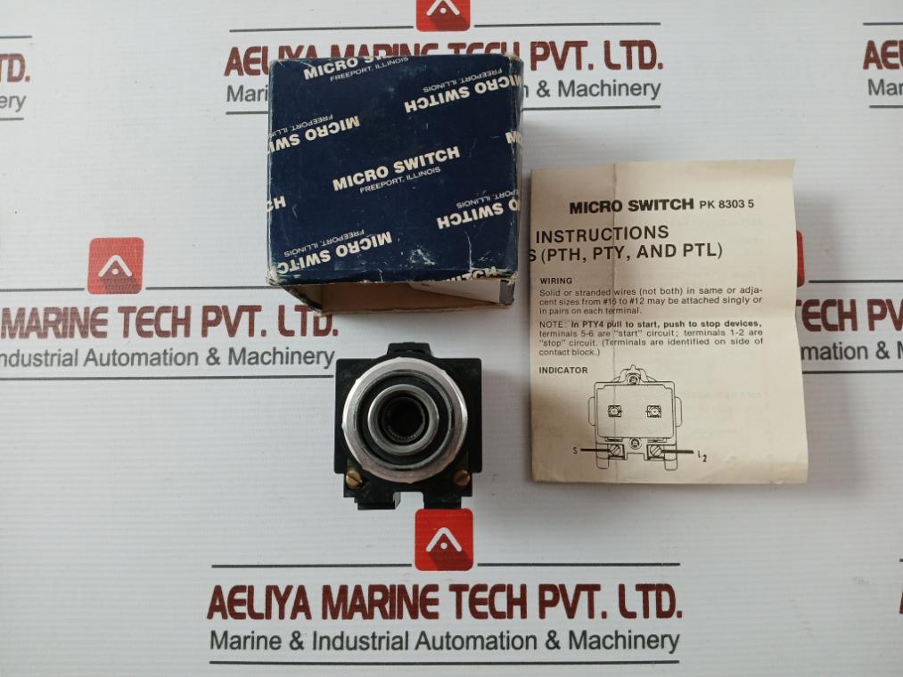 Micro Switch Pth2151 Illuminated Push Button