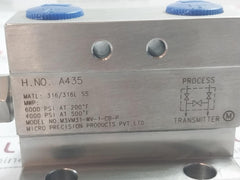 Micro Precision M3Vm31-wv-1-cb-p Block Valve 11647
