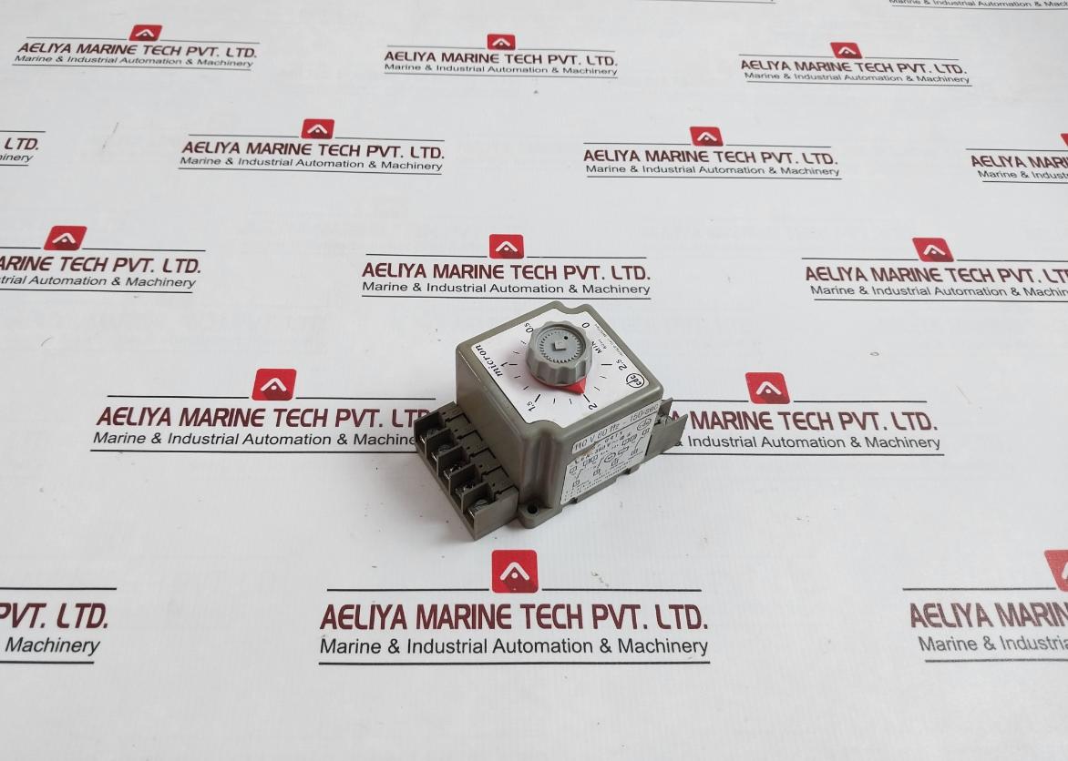 Micron 0411 Timer Delay Relay 110V 60Hz-150Sec 6A-380V, 0-2.5 Min
