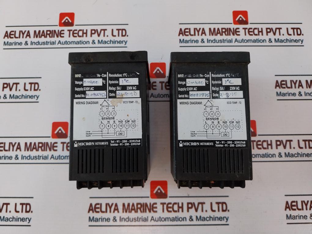 Micron Eco-temp-72 Digital Temperature Controller 5a/230v Ac