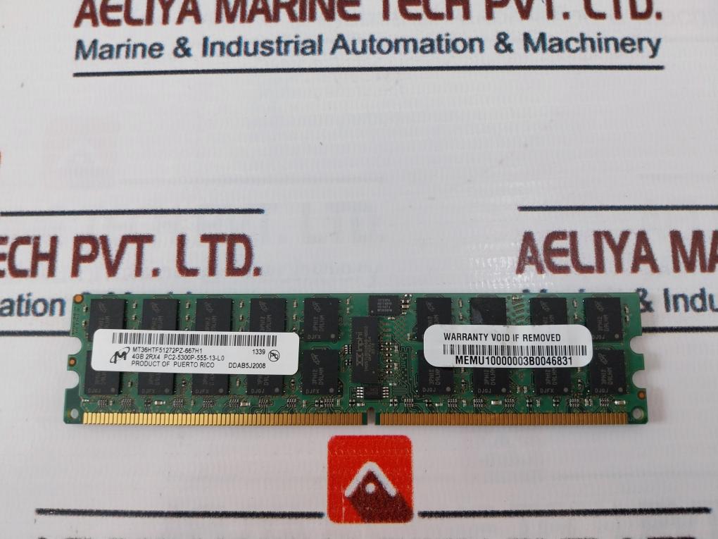 Micron Mt36Htf51272Pz-667H1 Memory Module 94V