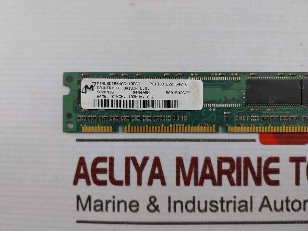 Micron Technology Inc. Mt4Lsdt864Ag-13Eg2 Sdram Memory Board 94V-0
