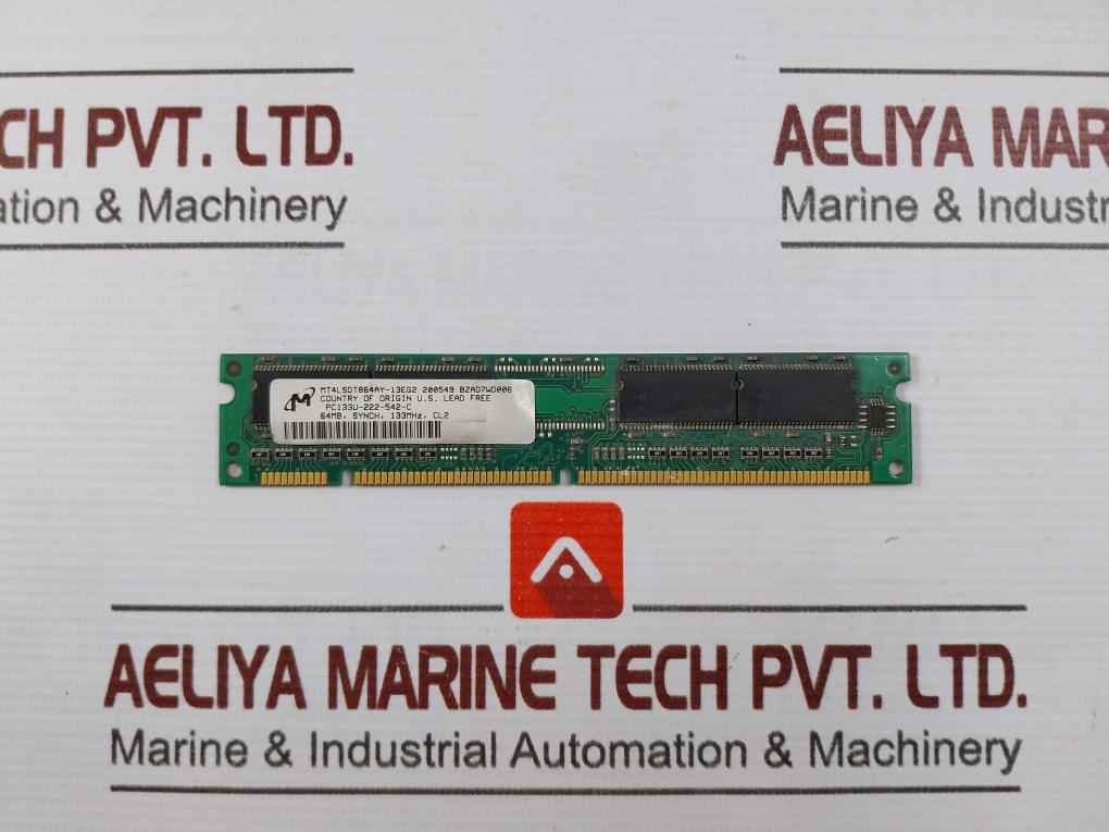 Micron Technology Inc. Mt4Lsdt864Ay-13Eg2 Sdram Memory Module 64Mb 133 Mhz