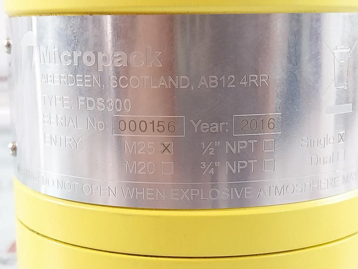 Micropack Fds300 Flame Detector