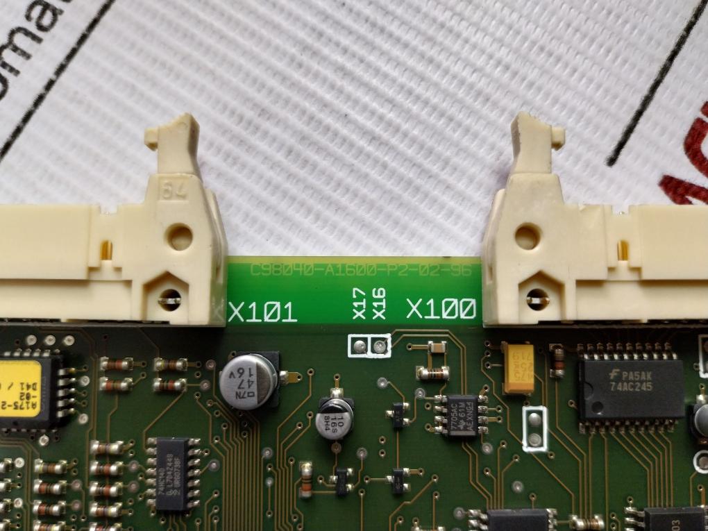 Microprocessor Circuit Board A1116101501 Siemens A1116101801