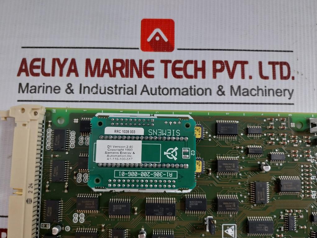 Microprocessor Circuit Board A1116101501 Siemens A1116101801