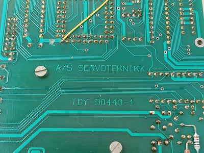 Microprocessor Control Board Tdy-90440-1 Servoteknikk