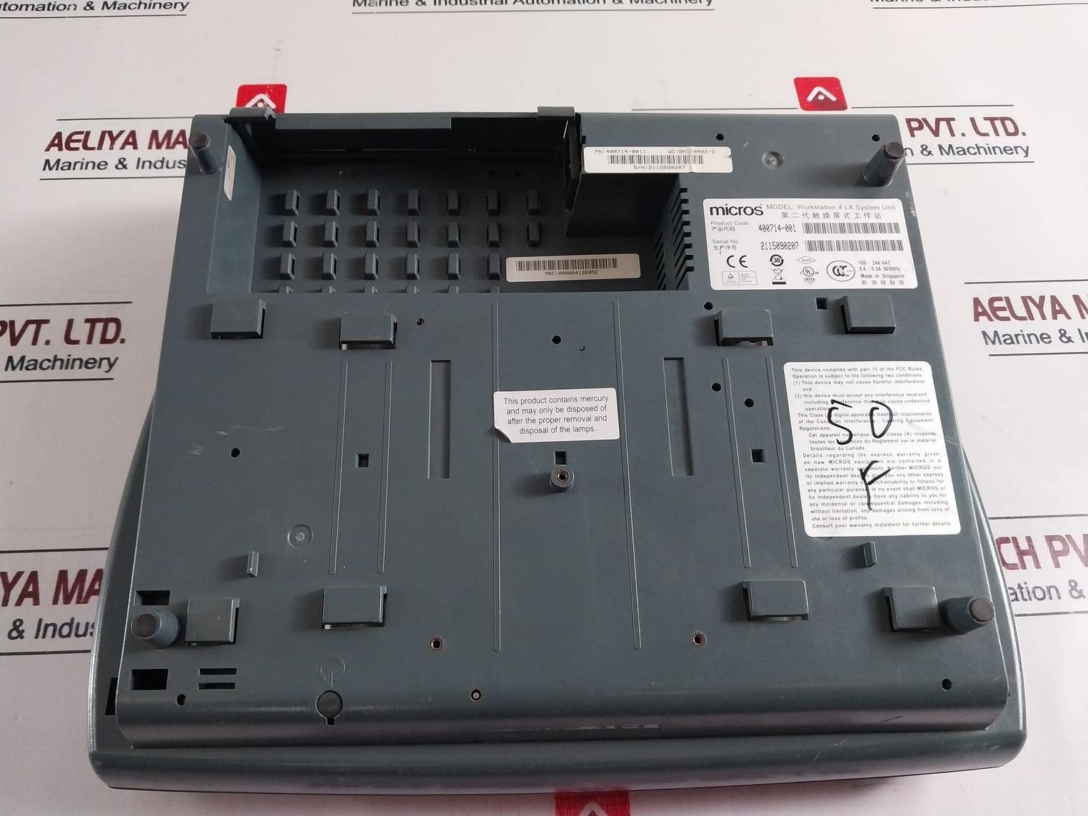 Micros 400714-001 Touchscreen Terminal Workstation 4Lx System Unit