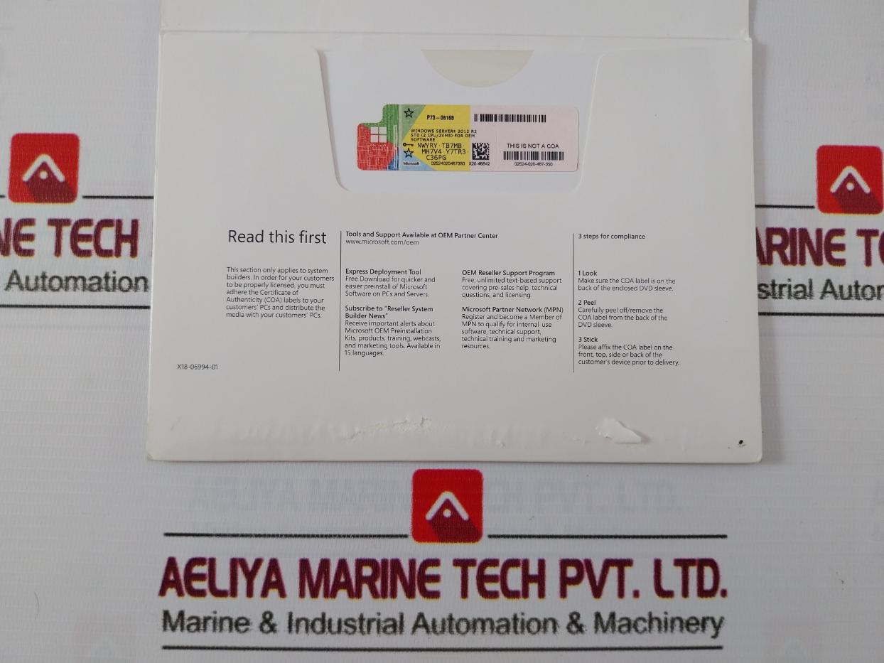 Microsoft P73-06165 Std Disc For Oem Software