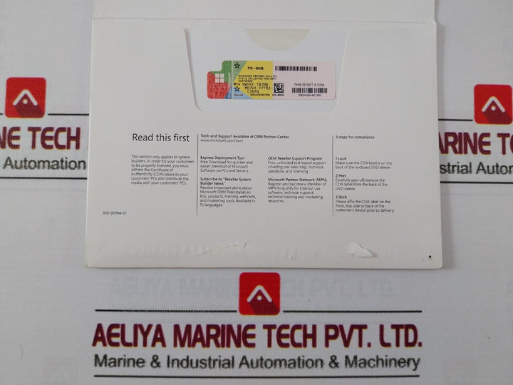 Microsoft P73-06165 Std Disc For Oem Software