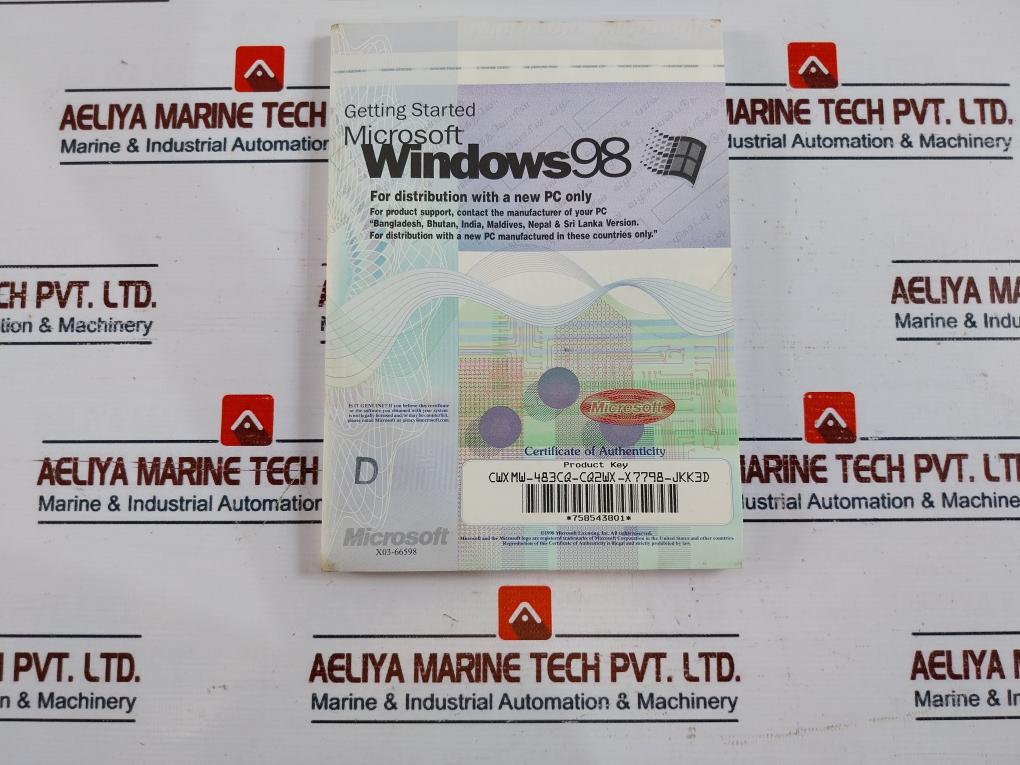 Microsoft Sacc08109376 Ms Windows 98 Oem Boot Disk