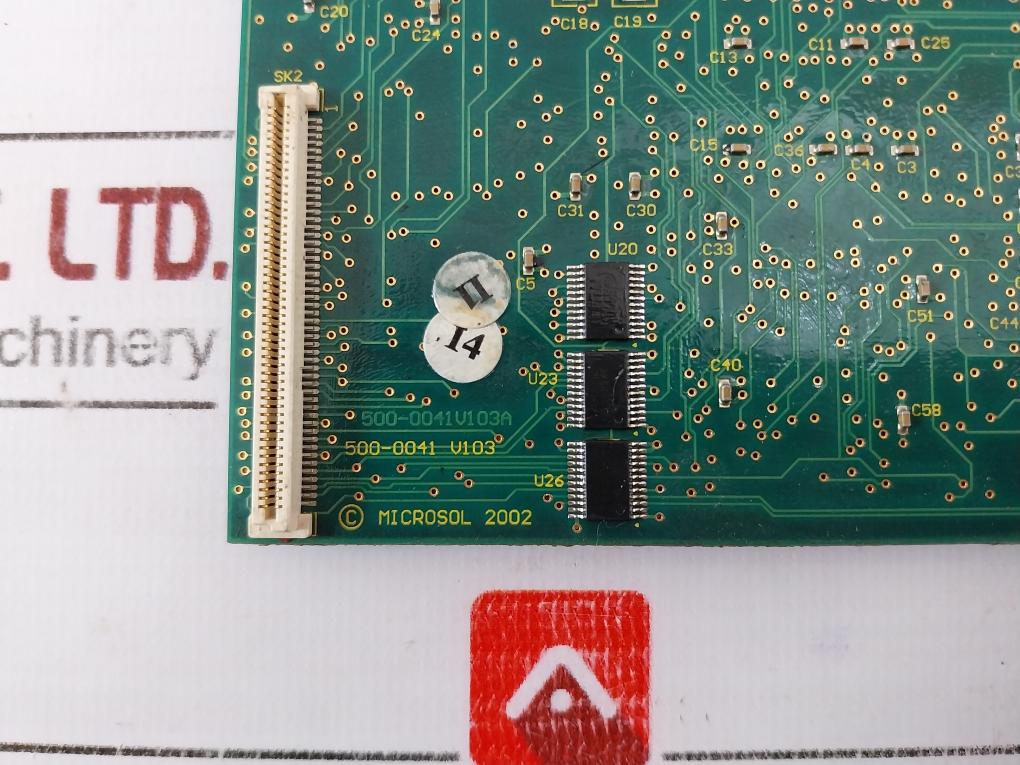 Microsol 500-0041 V103 Printed Circuit Board C380711700