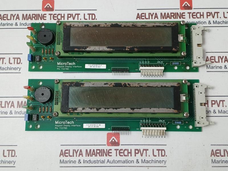Microtech 0733785-01-0 Keypad Display Interface Assembly 279664