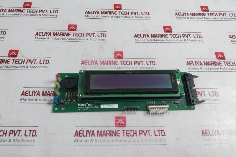 Microtech 0733785-01-0 Keypad Display Interface Assembly 324552 404-h1-0H 94V