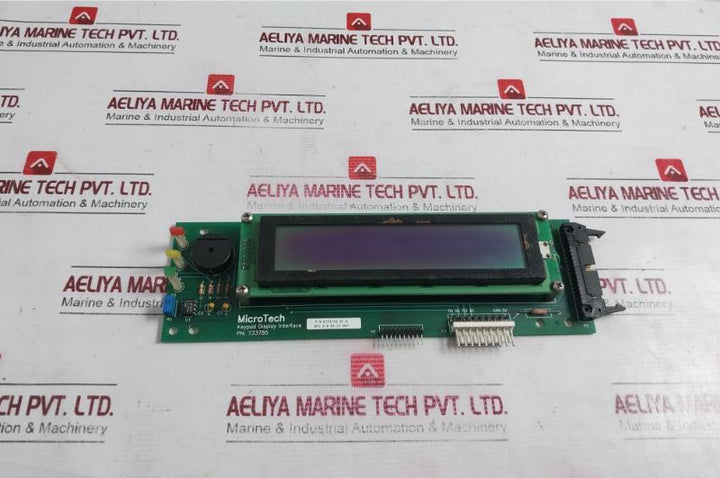 Microtech 0733785-01-0 Keypad Display Interface Assembly 324552 404-h1-0H 94V