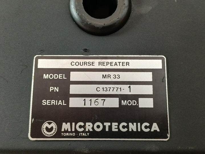 Microtecnica Gyrocompass Control Panel Mp 50-1 Input 5-0-5V Rev A Mp 37 Mk 2