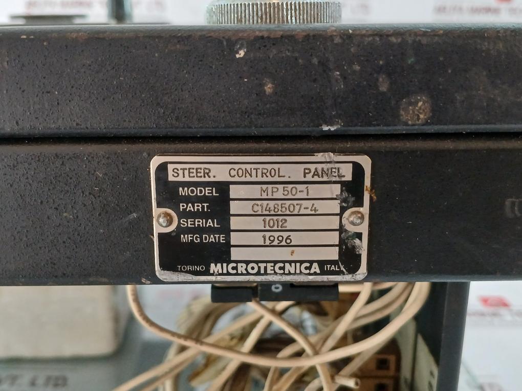 Microtecnica Gyrocompass Control Panel Mp 50-1 Input 5-0-5V Rev A Mp 37 Mk 2