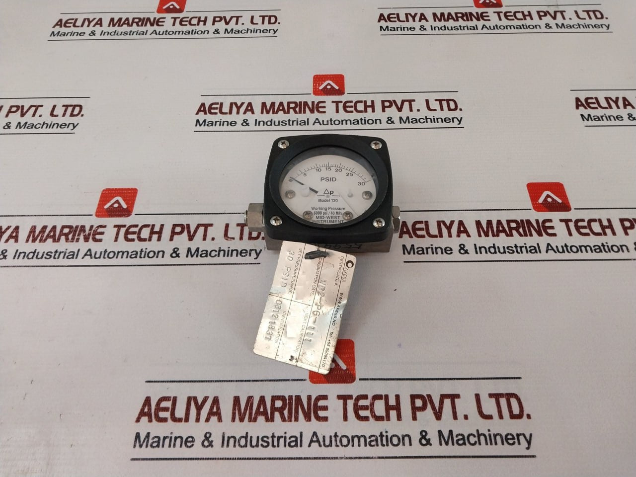 Mid-west Instrument 120Sa-10-oo Pressure Gauge 6000 Psi/40 Mpa