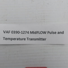 Midflow Pulse & Temperature Transmitter 2.5M Vaf 0390-1274