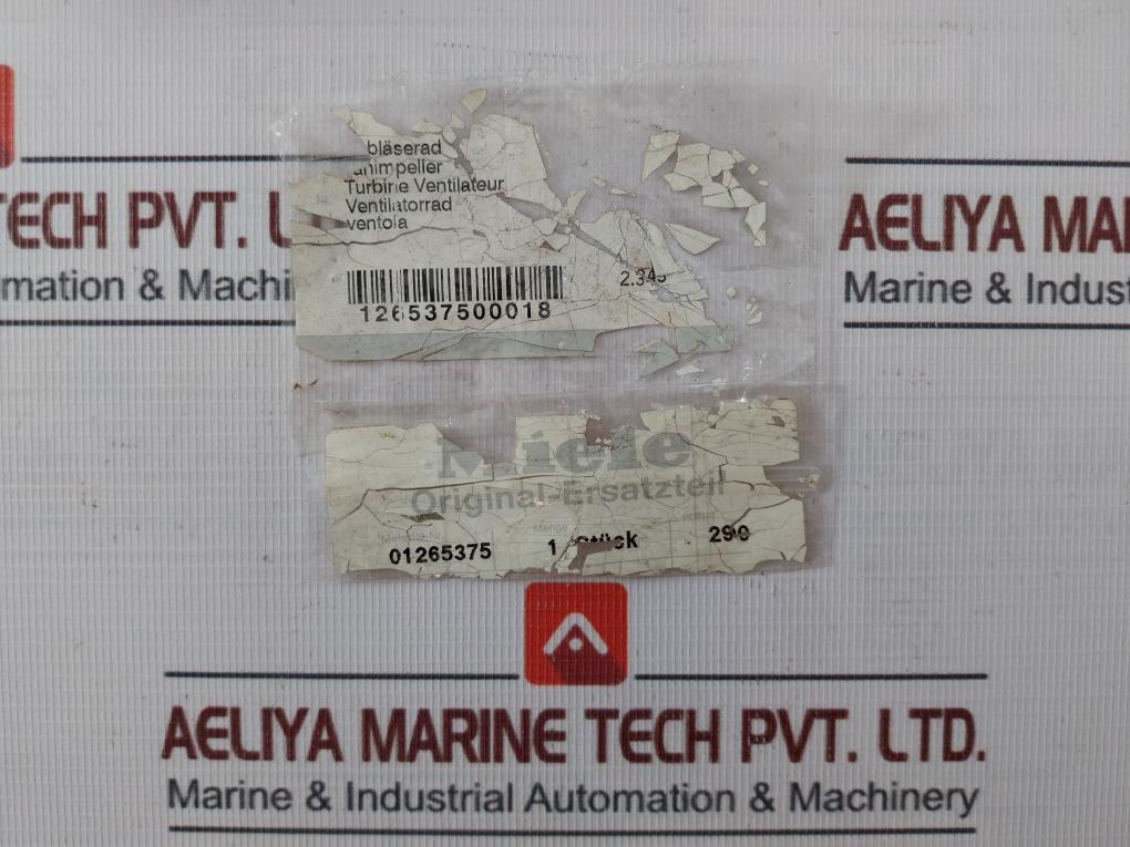 Miele 1265375 Mondia Fan Impeller 126537500018