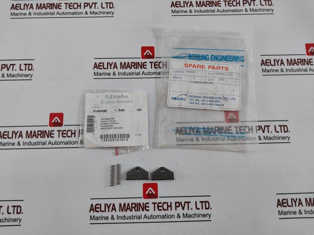 Miele 6597490 5007 Carbon Brush Set 01454591, 1554230
