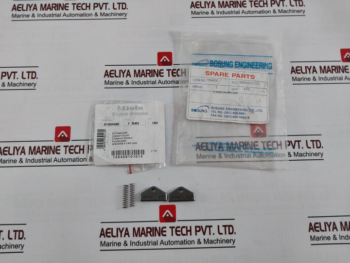 Miele 6597490 5007 Carbon Brush Set 01454591, 1554230