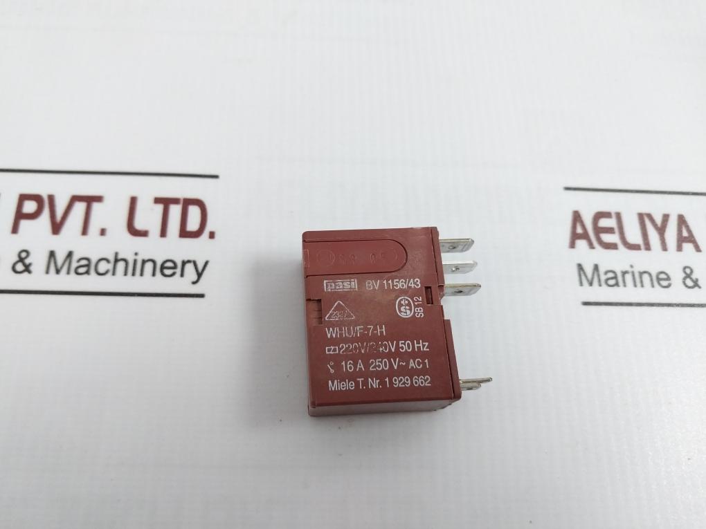 Miele Bv 1156/43 Relay With Wiring Harness And Connector Plug 220V–240V 50Hz