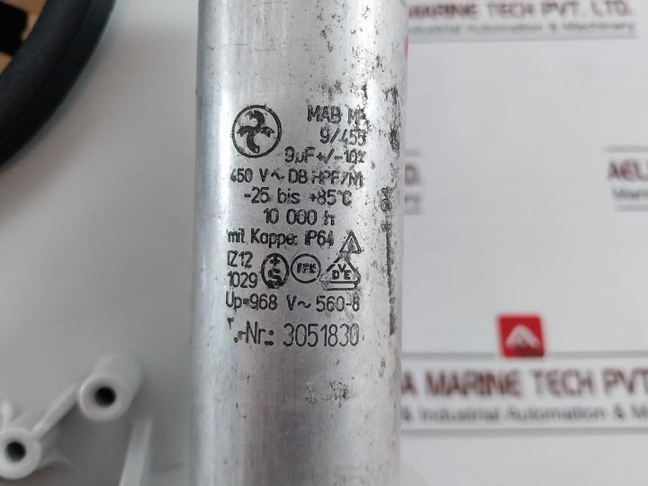 Miele Mex 00-62/2 Centrifugal Blower Motor Assembly 1851971 220V 60Hz Ip64