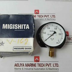 Migishita Jq0507048 Pressure Gauge 0 To 1 Mpa 7317541