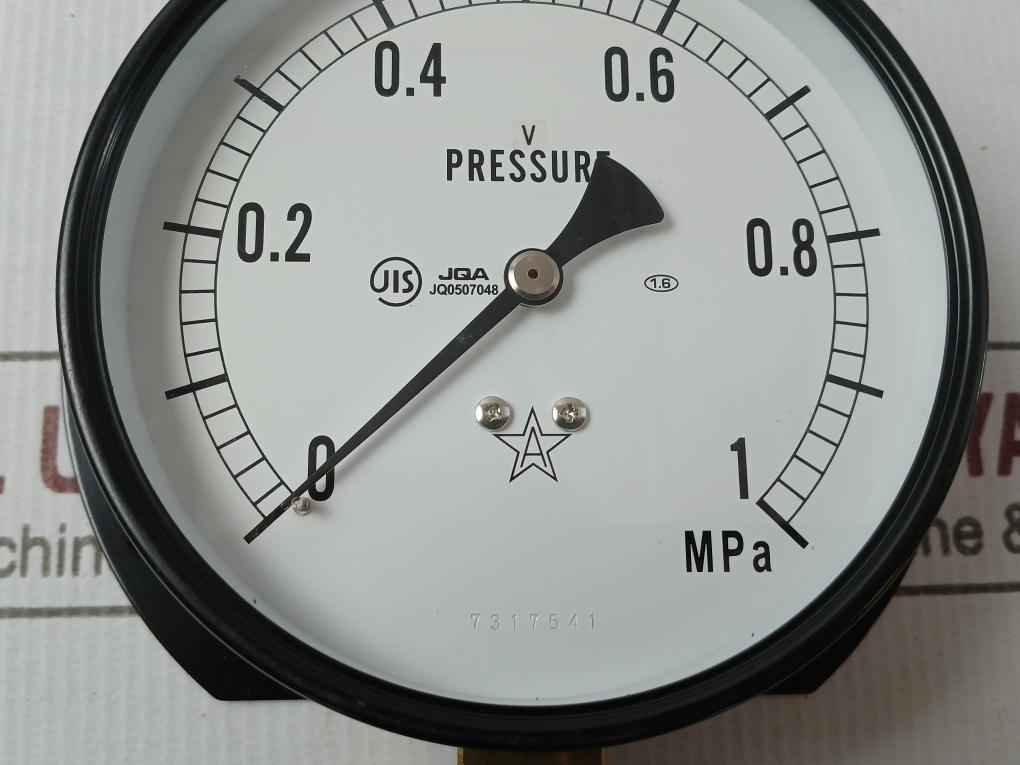 Migishita Jq0507048 Pressure Gauge 0 To 1 Mpa 7317541