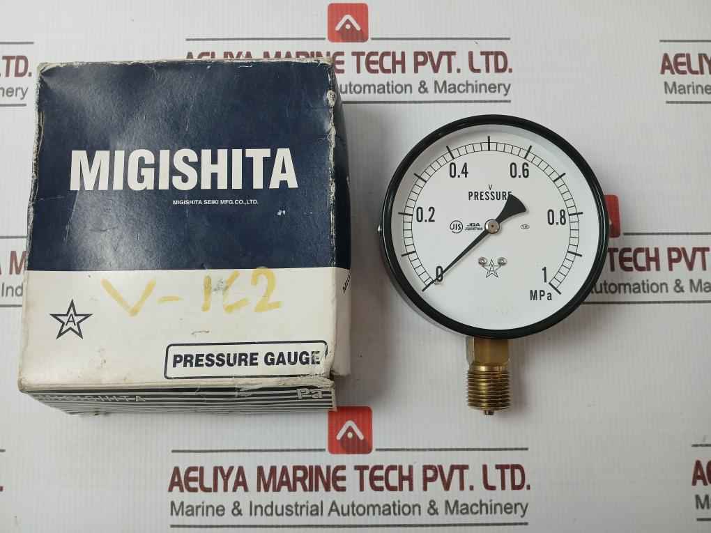Migishita Jq0507048 Pressure Gauge 0–1 Mpa Avt1/2