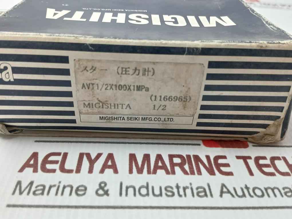 Migishita Jq0507048 Pressure Gauge 0–1 Mpa Avt1/2