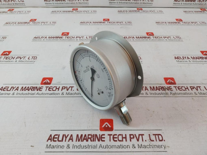 Migishita Sus-316 Pressure Gauge Bu3/8X100X10Kxbar 691-200.004 0199422