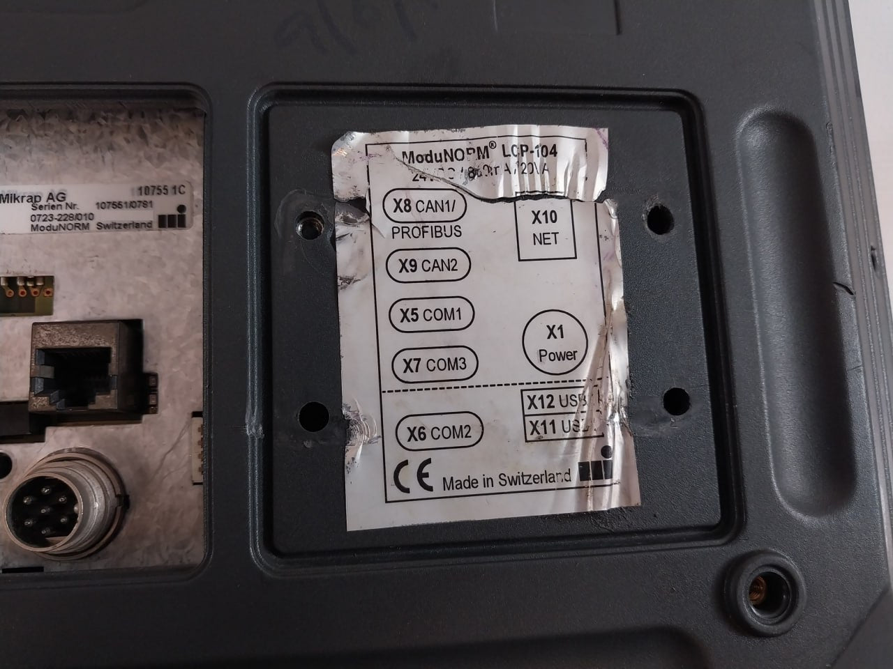 Mikrap Lcp-104 Control Touch Screen Panel