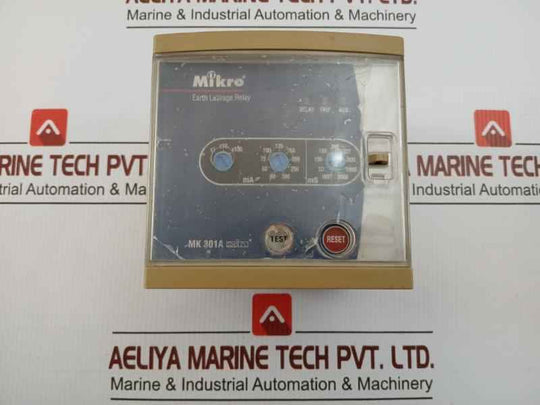 Mikro Earth Leakage Relay 240V Ac Part No Mk 301A