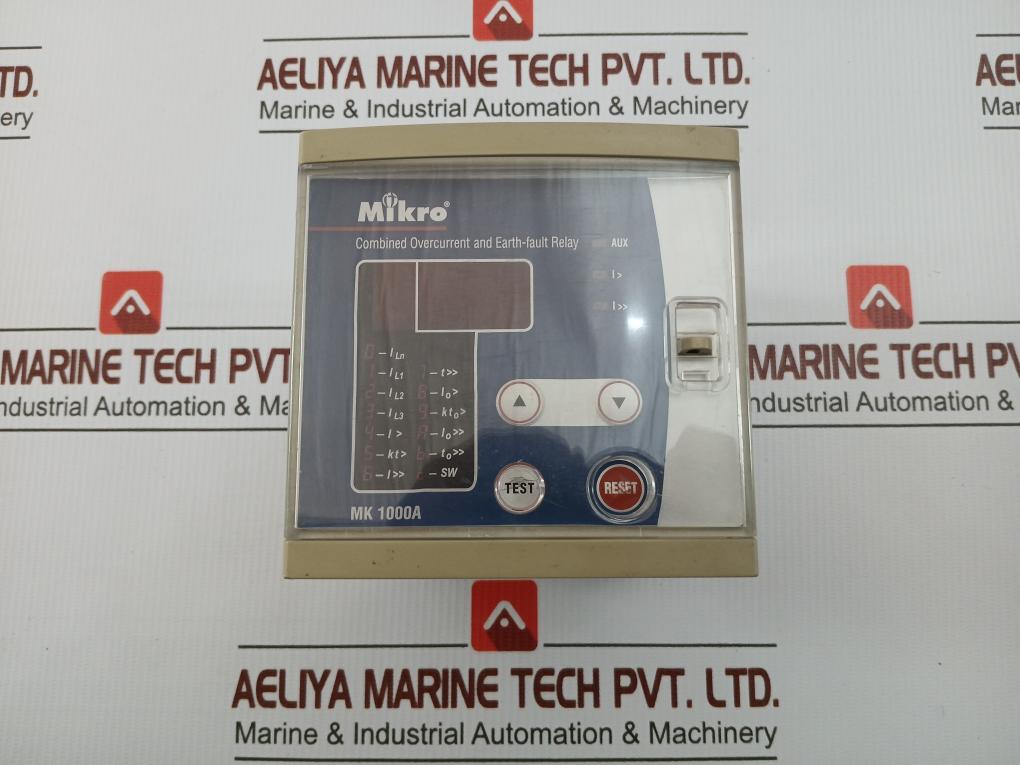 Mikro Overcurrent Earth Fault Relay 240Vac Mk1000A-240Vac