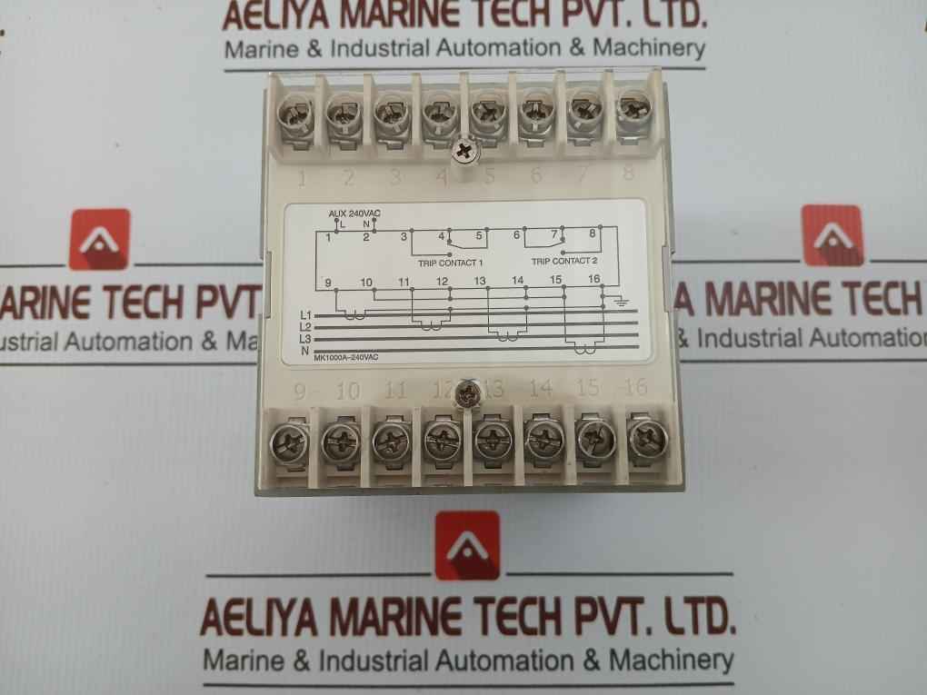 Mikro Overcurrent Earth Fault Relay 240Vac Mk1000A-240Vac