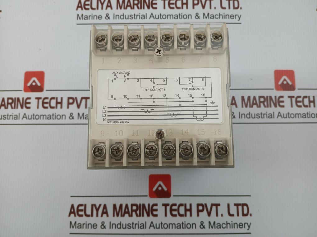 Mikro Overcurrent Earth Fault Relay 240Vac Mk1000A-240Vac