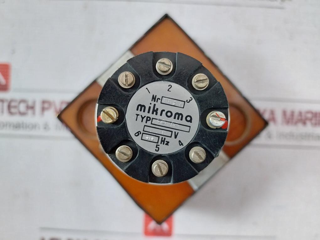 Mikroma So9A3 Analog Timer Panel Rotary Dial Type 110V 50Hz 6635