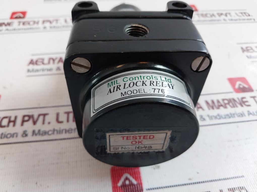 Mil Controls 776 Air Lock Relay 5-100 Psig