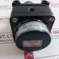 Mil Controls 776 Air Lock Relay 5-100 Psig