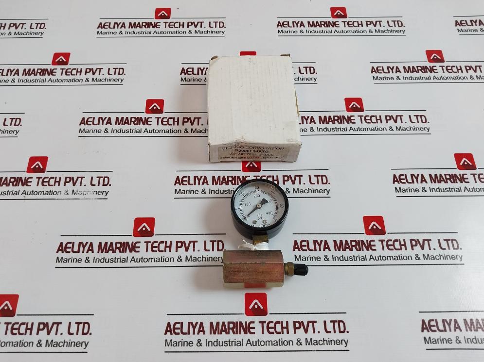 Miljoco Corp P2008l04atg 2.0" Gauge 0-60 Psi