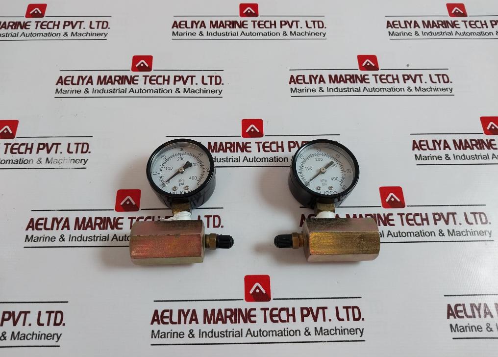 Miljoco Corp P2008l04atg 2.0" Gauge 0-60 Psi